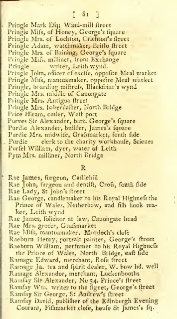 Williamson's directory for the city of Edinburgh, Canongate, Leith ...