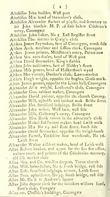 Williamson's directory for the city of Edinburgh, Canongate, Leith ...