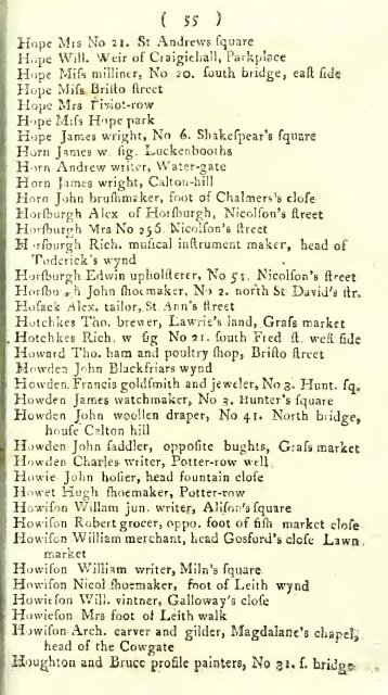 Williamson's directory for the city of Edinburgh, Canongate, Leith ...