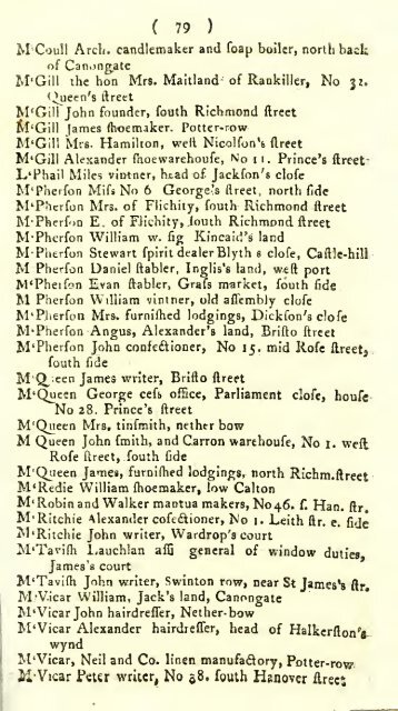 Williamson's directory for the city of Edinburgh, Canongate, Leith ...