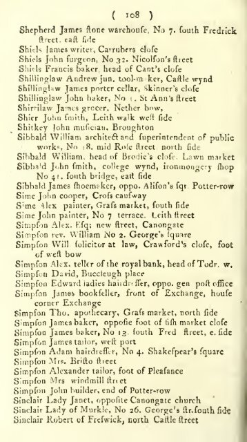 Williamson's directory for the city of Edinburgh, Canongate, Leith ...