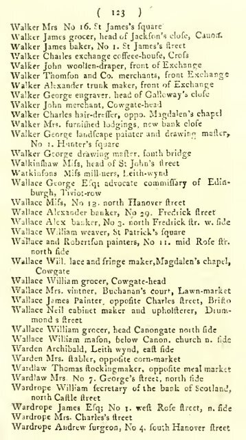 Williamson's directory for the city of Edinburgh, Canongate, Leith ...