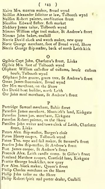 Williamson's directory for the city of Edinburgh, Canongate, Leith ...