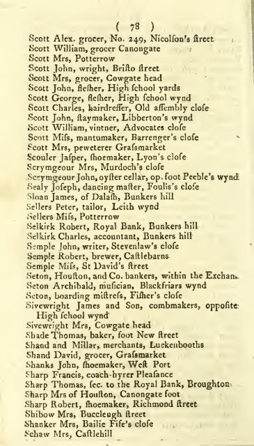 Williamson's directory for the city of Edinburgh, Canongate, Leith ...