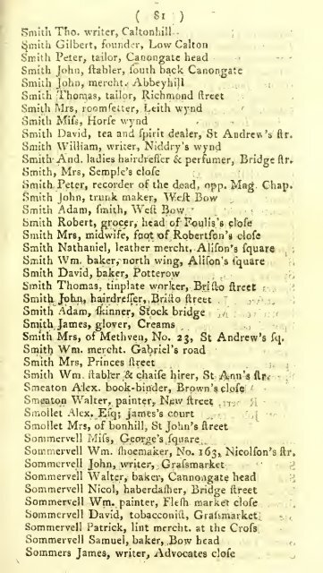 Williamson's directory for the city of Edinburgh, Canongate, Leith ...