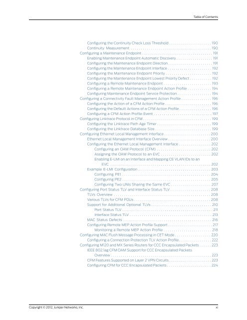 Junos® OS Ethernet Interfaces Configuration ... - Juniper Networks