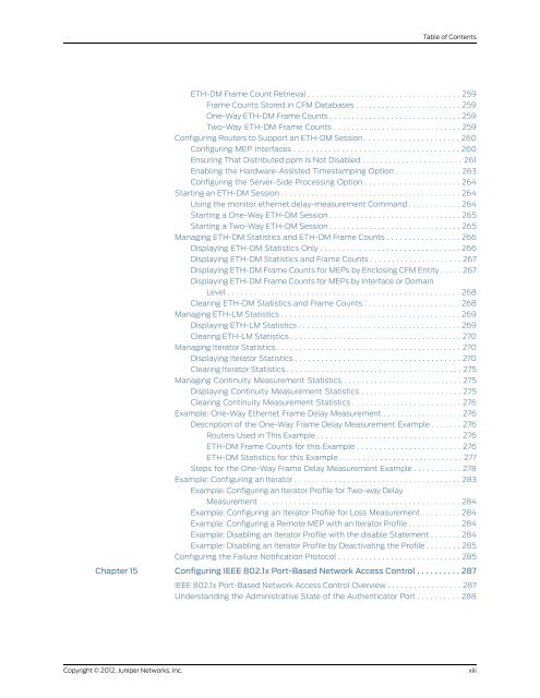 Junos® OS Ethernet Interfaces Configuration ... - Juniper Networks