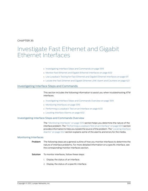 Junos® OS Ethernet Interfaces Configuration ... - Juniper Networks