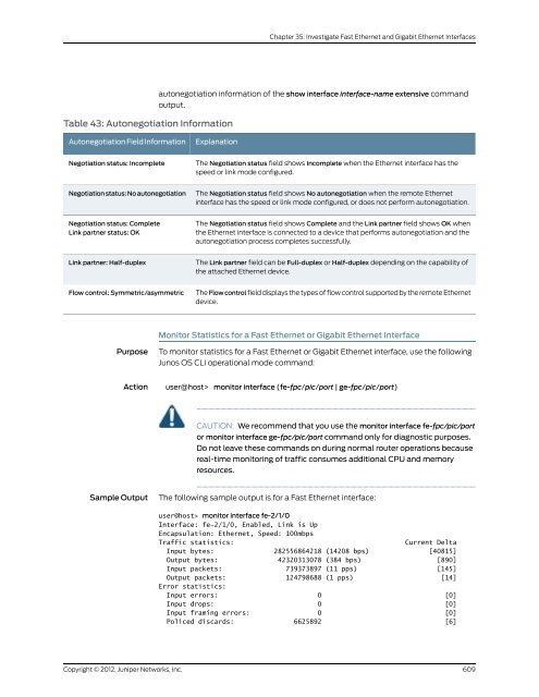 Junos® OS Ethernet Interfaces Configuration ... - Juniper Networks