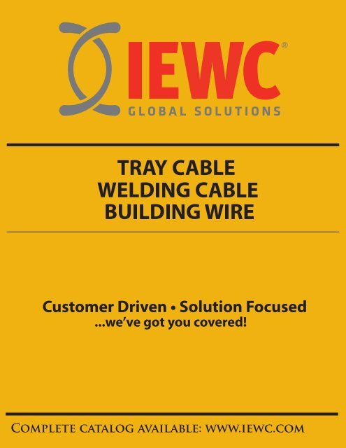 Tray Cable - IEWC