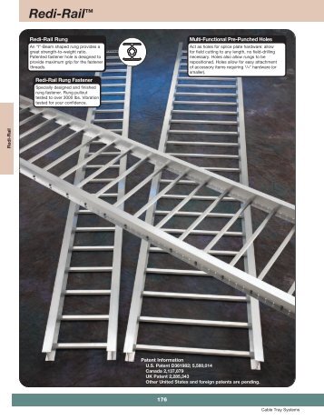 Cooper B-Line - Cable Tray Systems - Redi-Rail™ - Cooper Industries