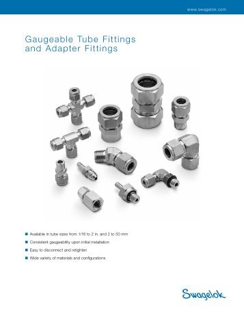 Gaugeable Tube Fittings and Adapter Fittings (MS-01 ... - Swagelok