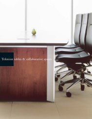tables & collaborative spaces - Teknion