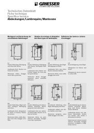 Technisches Datenblatt Fiche technique Speciffca tecnica ...