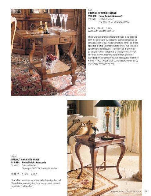 PDF catalog - Century Furniture