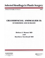 Craniofacial Anomalies, Part 2 - Plastic Surgery Internal