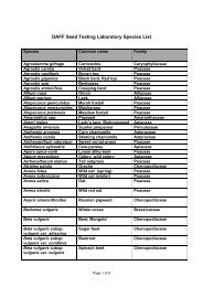 Universal list of species recommended by ISTA Purity Committee