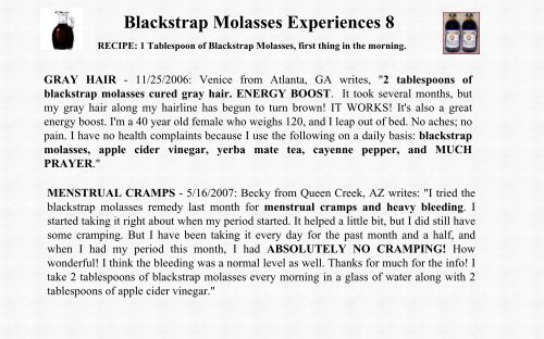 Blackstrap Molasses: Black Treacle - Health with Homeopathy in ...