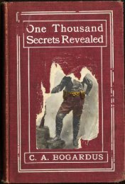 ONE THOUSAND SECRETS REVEALED