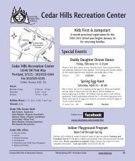 Cedar Hills Recreation Center - Tualatin Hills Park & Recreation ...