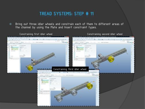 Simulating Tread Systems in Creo Elements/Pro 5.0