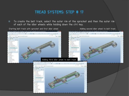 Simulating Tread Systems in Creo Elements/Pro 5.0