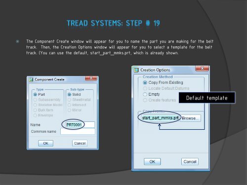 Simulating Tread Systems in Creo Elements/Pro 5.0