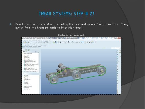 Simulating Tread Systems in Creo Elements/Pro 5.0