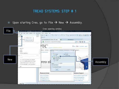 Simulating Tread Systems in Creo Elements/Pro 5.0