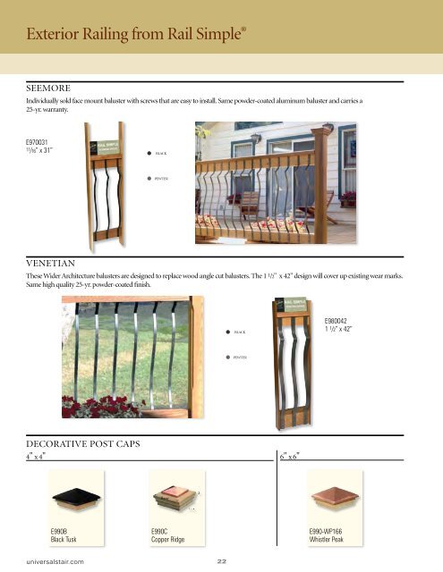 STAIR SYSTEMS - Stair Parts