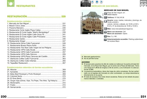 Recursos accesibles en Madrid. PDF - Spain