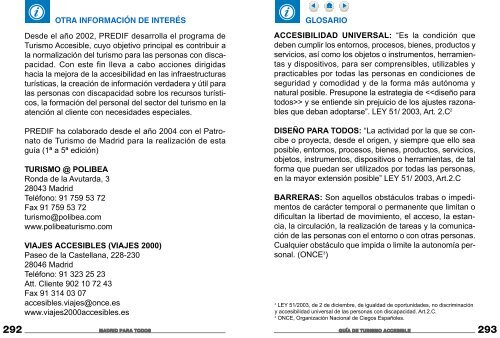 Recursos accesibles en Madrid. PDF - Spain