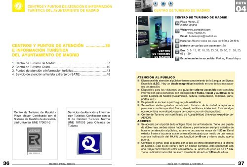 Recursos accesibles en Madrid. PDF - Spain