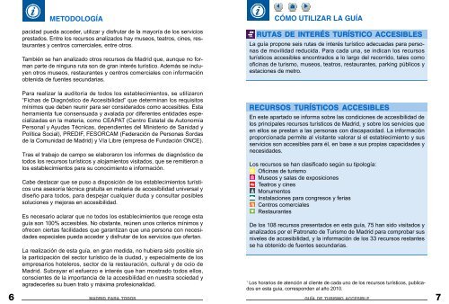 Recursos accesibles en Madrid. PDF - Spain