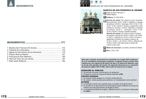 Recursos accesibles en Madrid. PDF - Spain