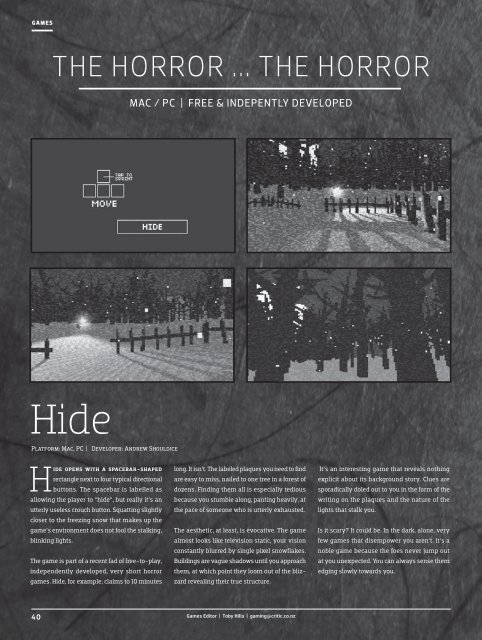 Issue 20 | August 13,2012 | critic.co.nz