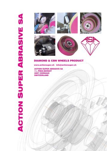 Download catalog pdf - ASA Action Super Abrasive SA