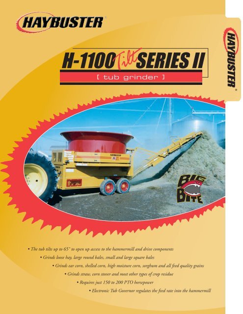 h-1100 tub grinder - Haybuster