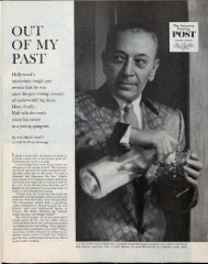 OUT OF MY PAST - The Saturday Evening Post