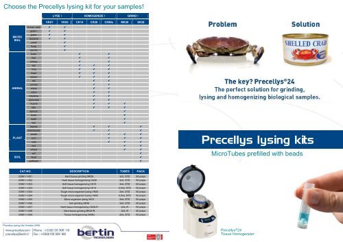 03961-002-DP004.H Precellys kits presentation