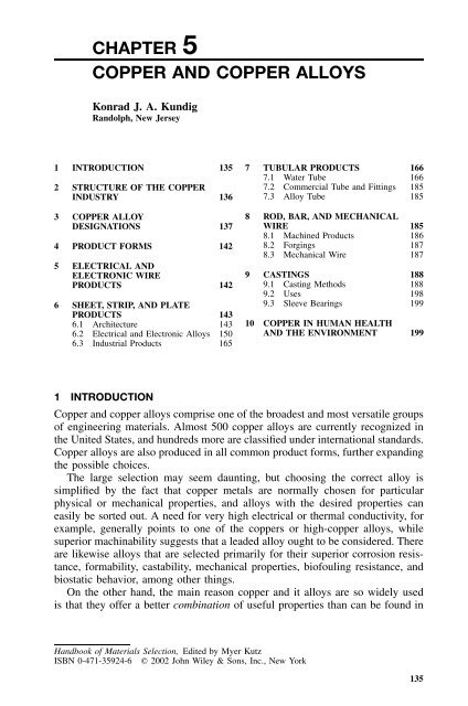 Chapter 5 Copper And Copper Alloys