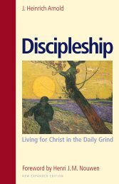 Discipleship: Living for Christ in the Daily Grind - name - Plough