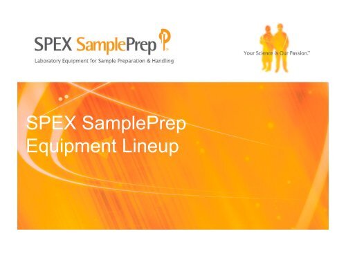 SPEX SamplePrep Products