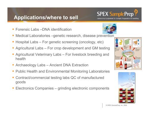 SPEX SamplePrep Products