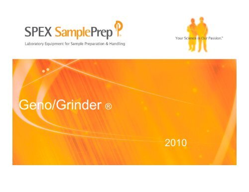 SPEX SamplePrep Products