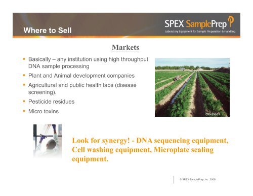 SPEX SamplePrep Products
