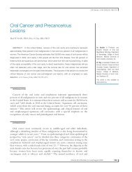 Oral Cancer and Precancerous Lesions - The Oral Cancer Foundation