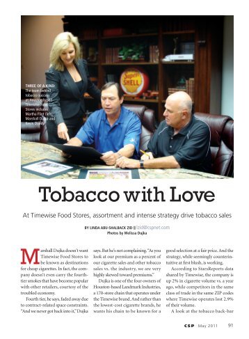 Tobacco with Love - CSPnet.com