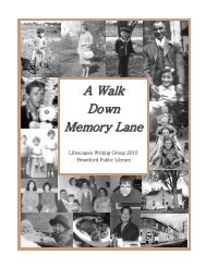 A Walk Down Memory Lane - Brantford Public Library