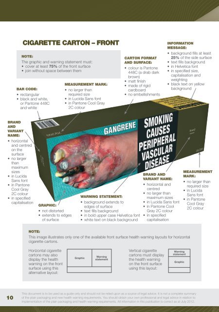 Tobacco plain packaging - your guide (High resolution) - yourHealth